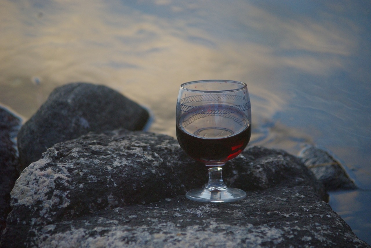 wine wine glass outdoor free photo