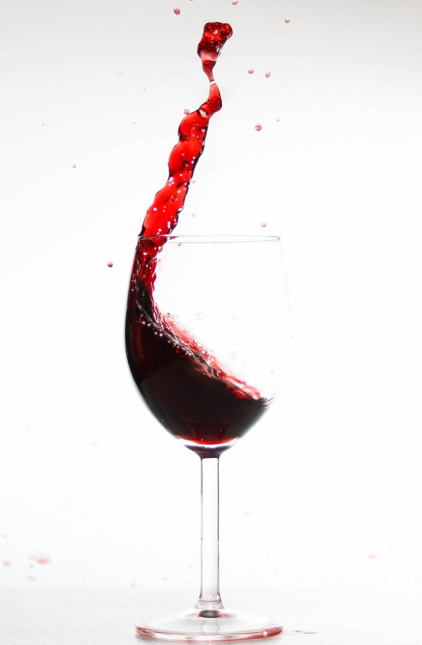 wine spill over empty free photo