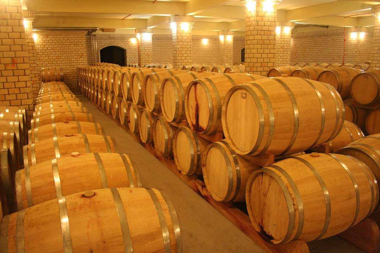 wine cellar barrel free photo