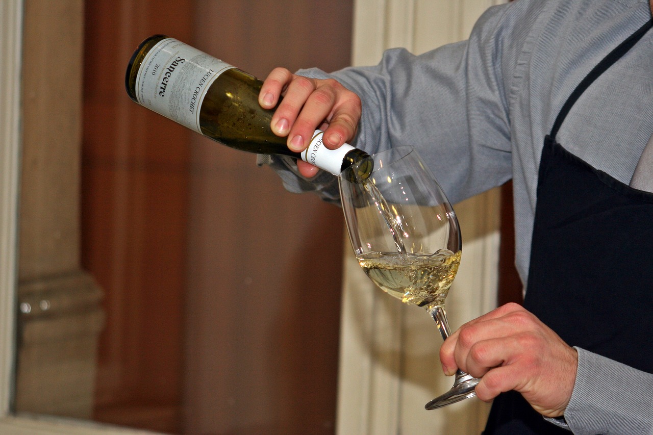 wine pouring sommelier free photo