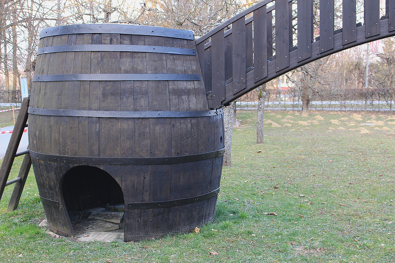 wine barrel barrel wooden barrels free photo