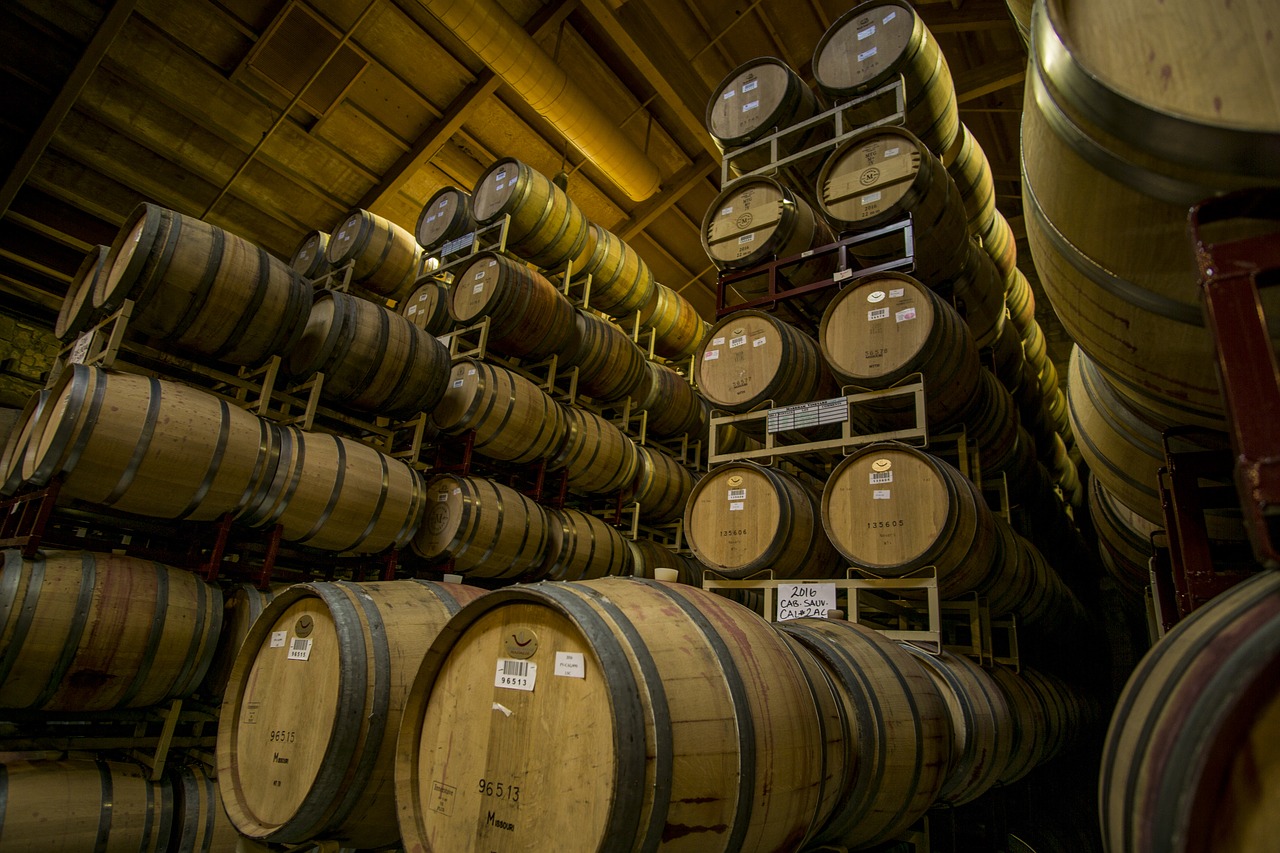 wine barrels barrels wine free photo