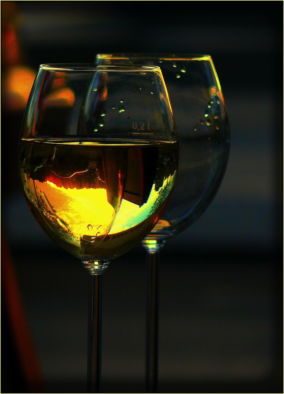 wine glass drop of water clear free photo