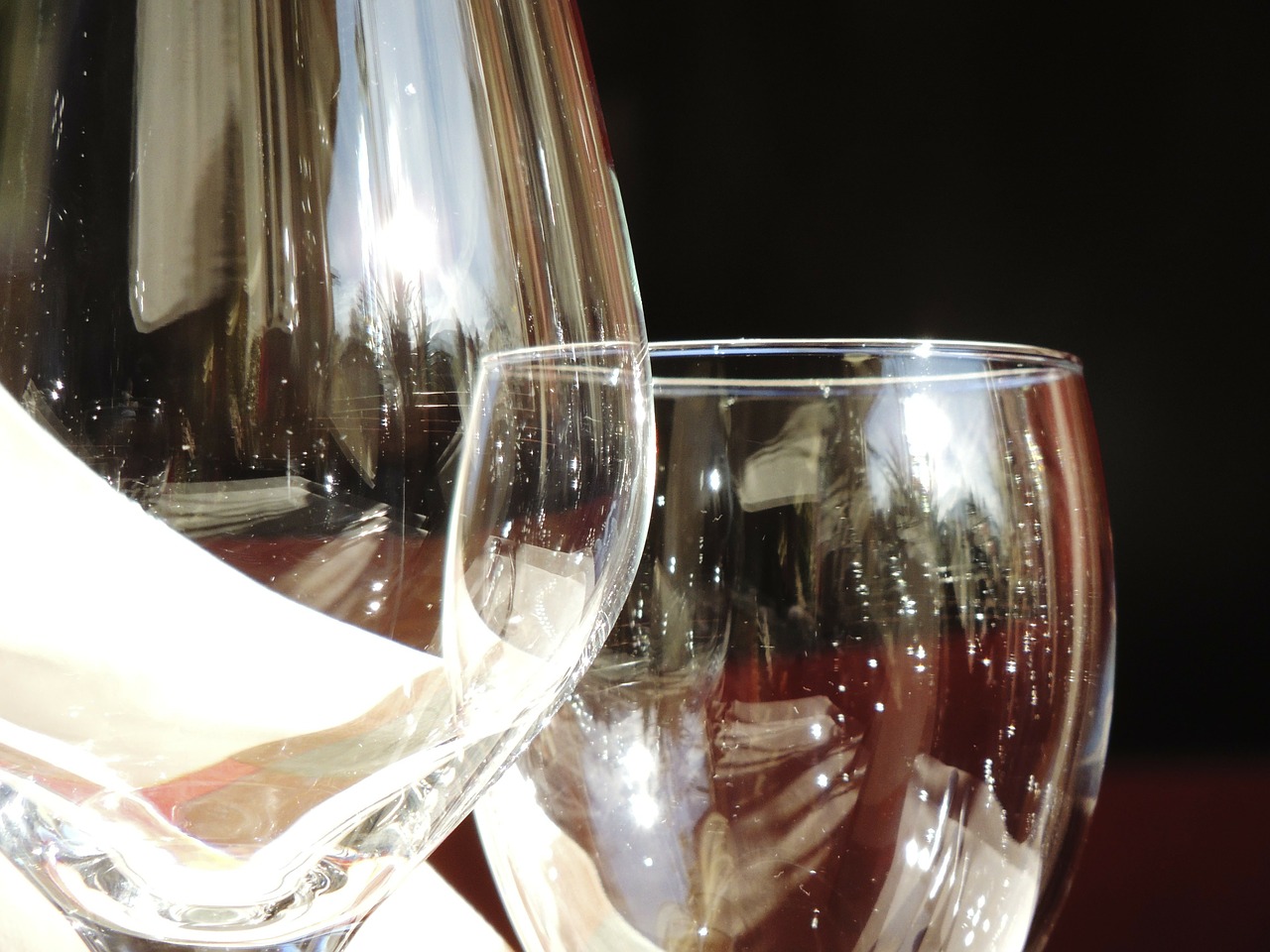 wine glass glass transparent free photo
