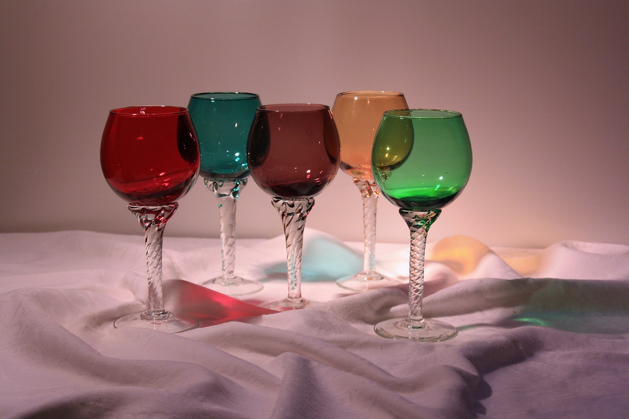 wine glasses romans ziergläser free photo
