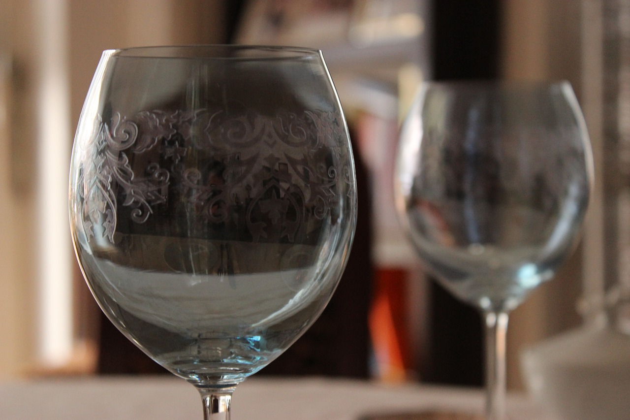 wine glasses glass glasses free photo