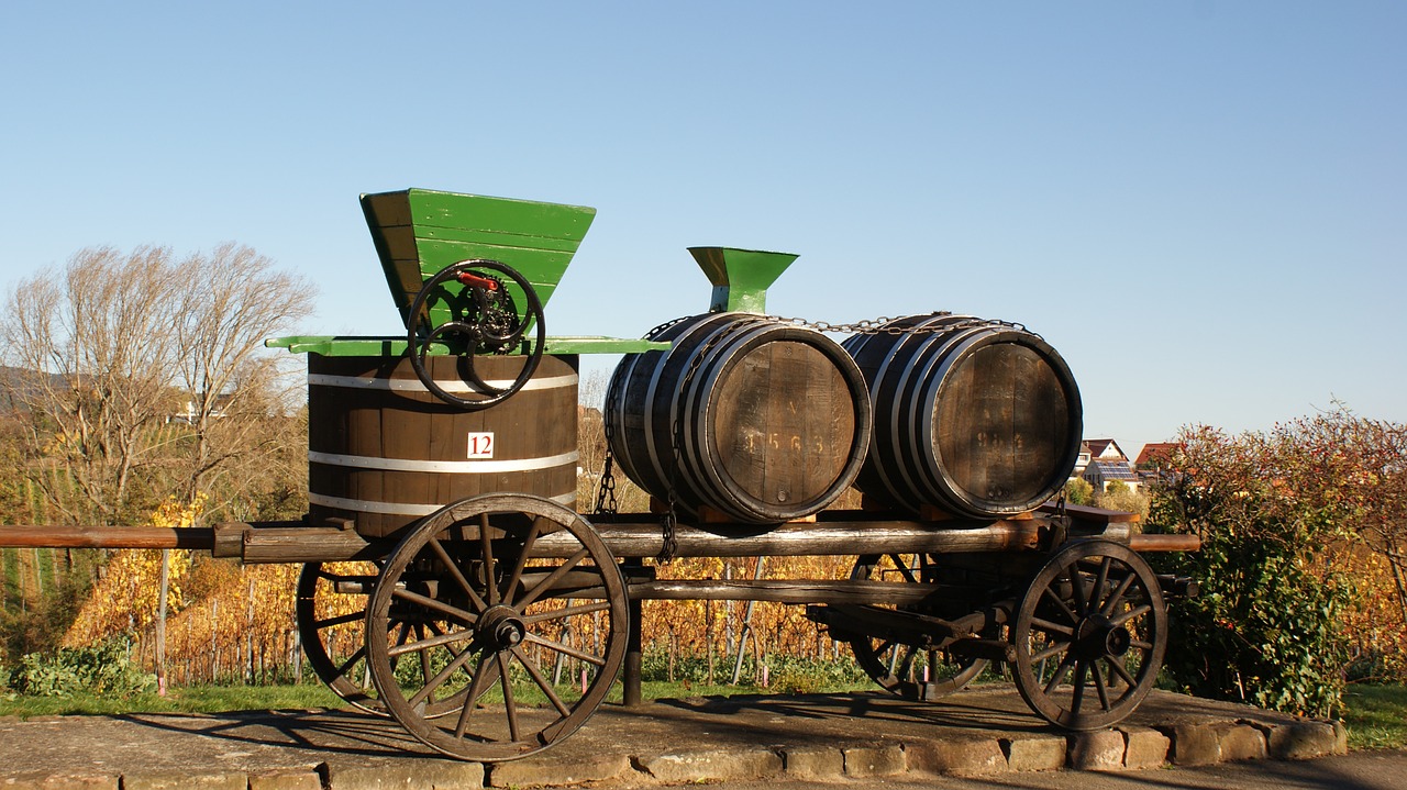 wine press wingert vineyards free photo