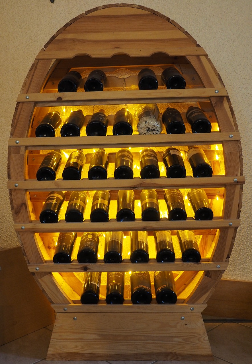 wine rack wine shelf free photo