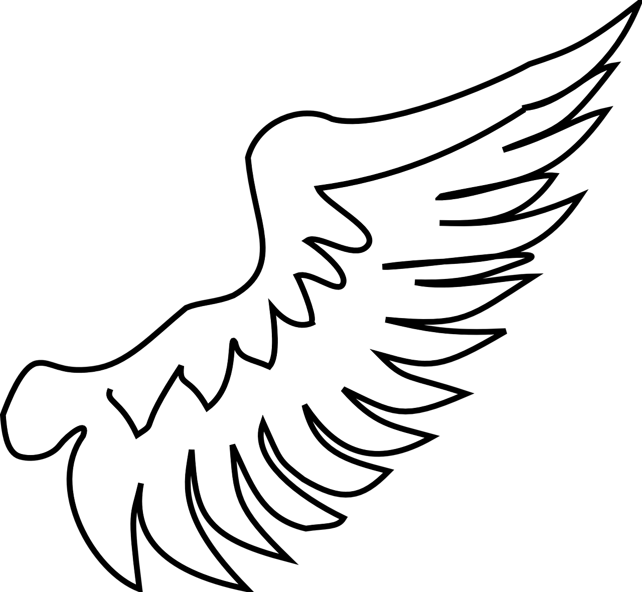 wing heraldry symbol free photo