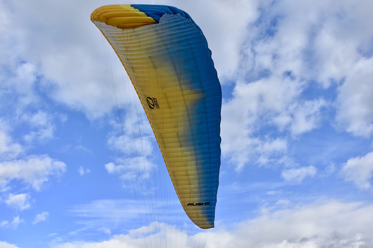 wing paragliding  wing ozone rush 5  sailing free photo