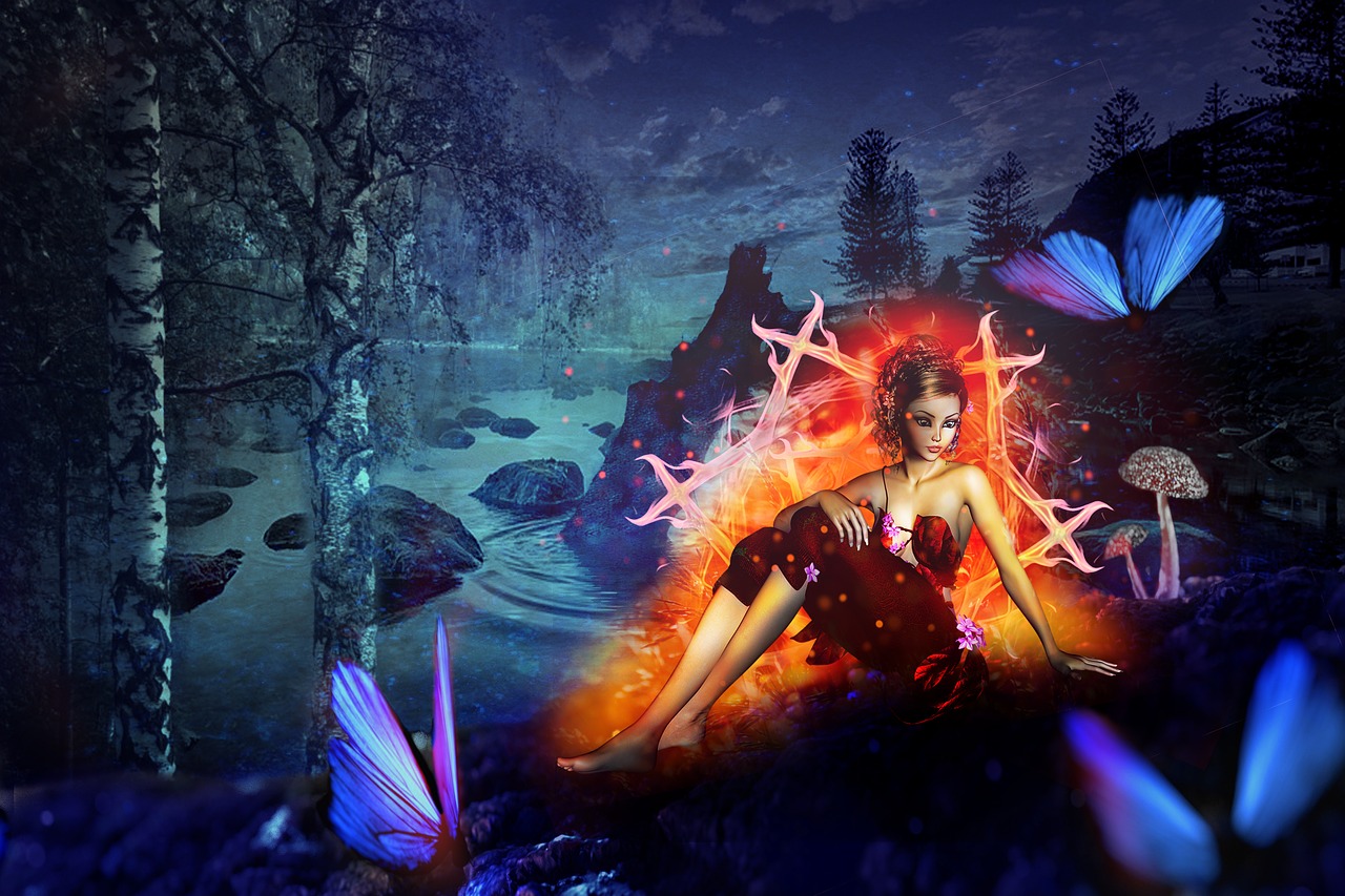 wings fairy mystical free photo