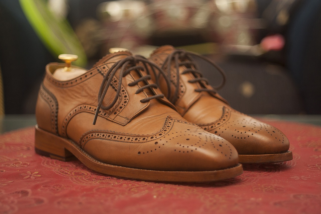 wingtip dress shoes leather shoes free photo
