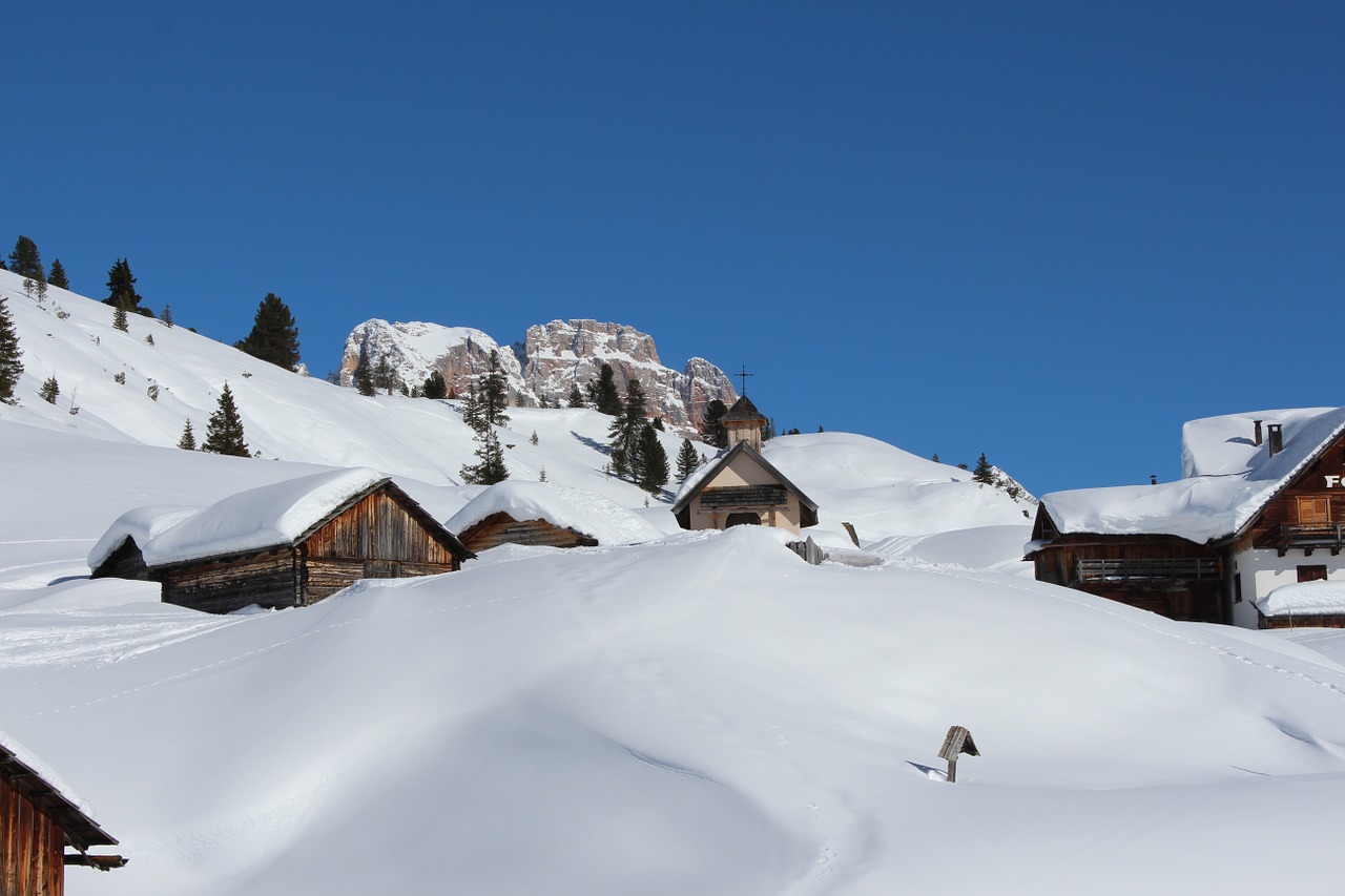 winter south tyrol italy free photo