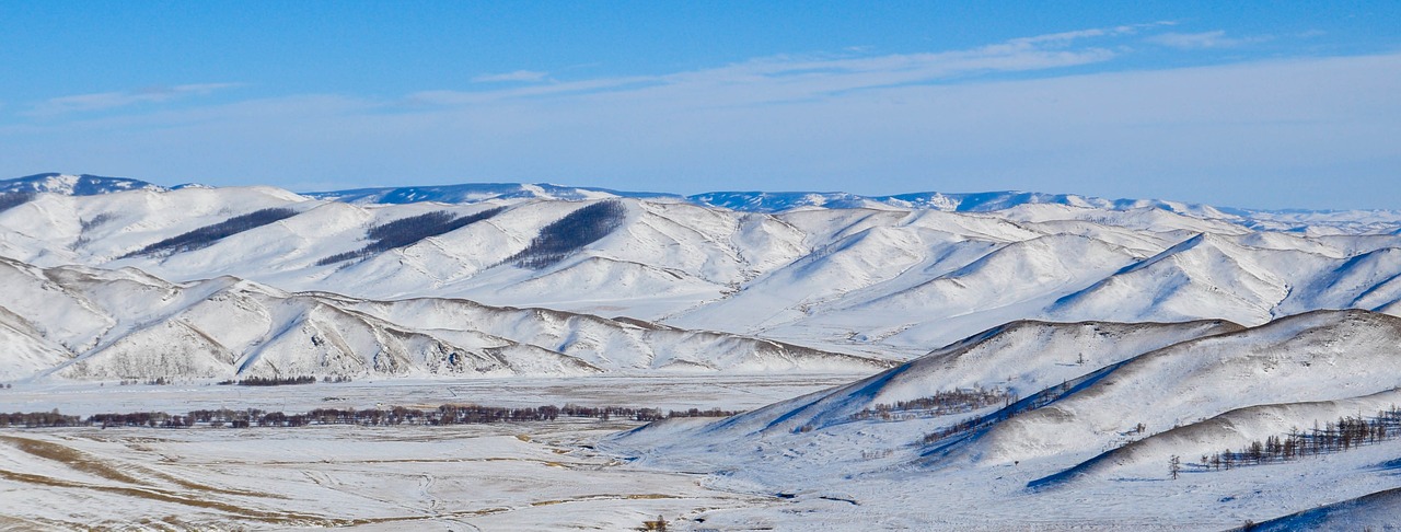 winter mountain landscape free photo