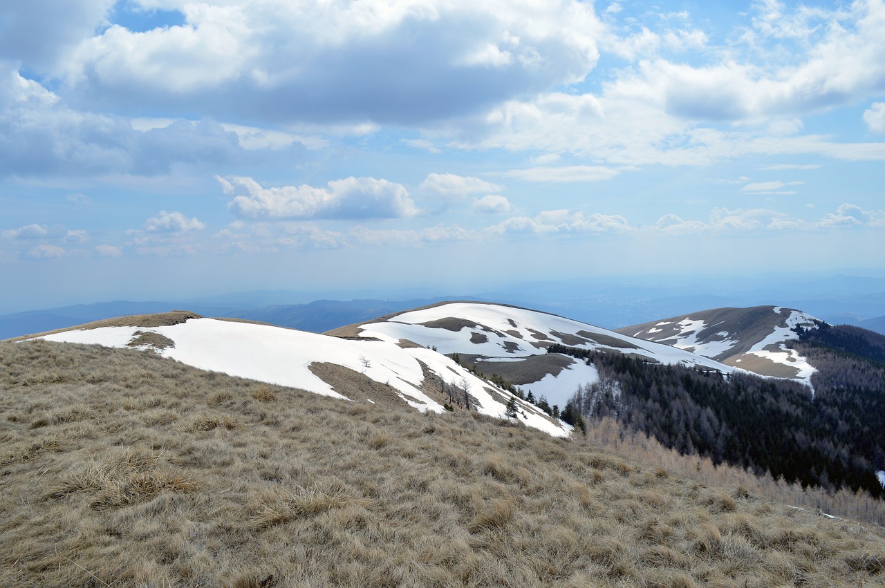 winter scene mountain free photo