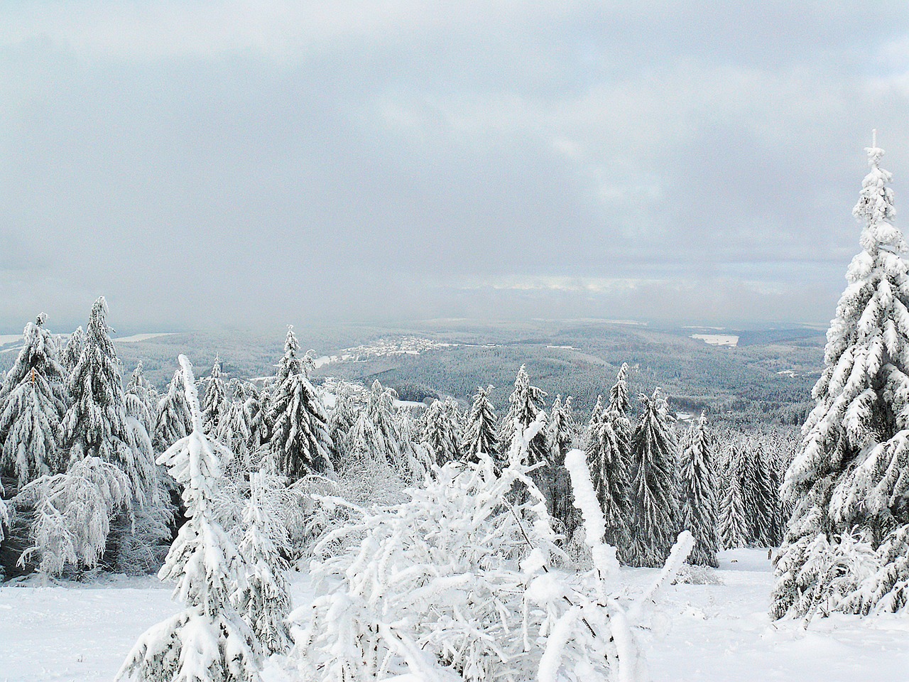 winter winter idyll landscape free photo