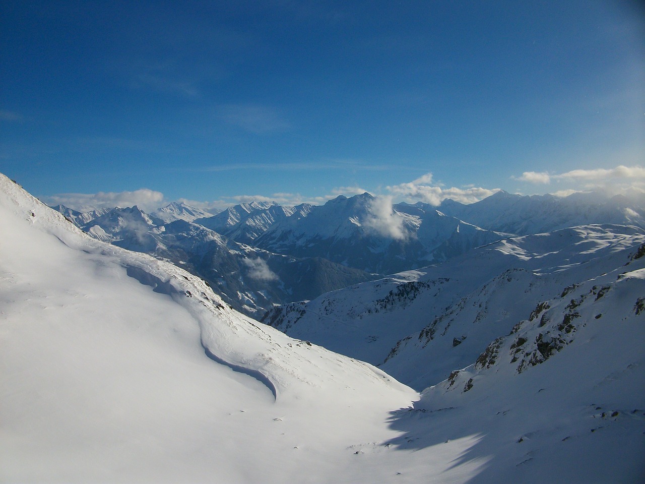 winter snow mountains free photo