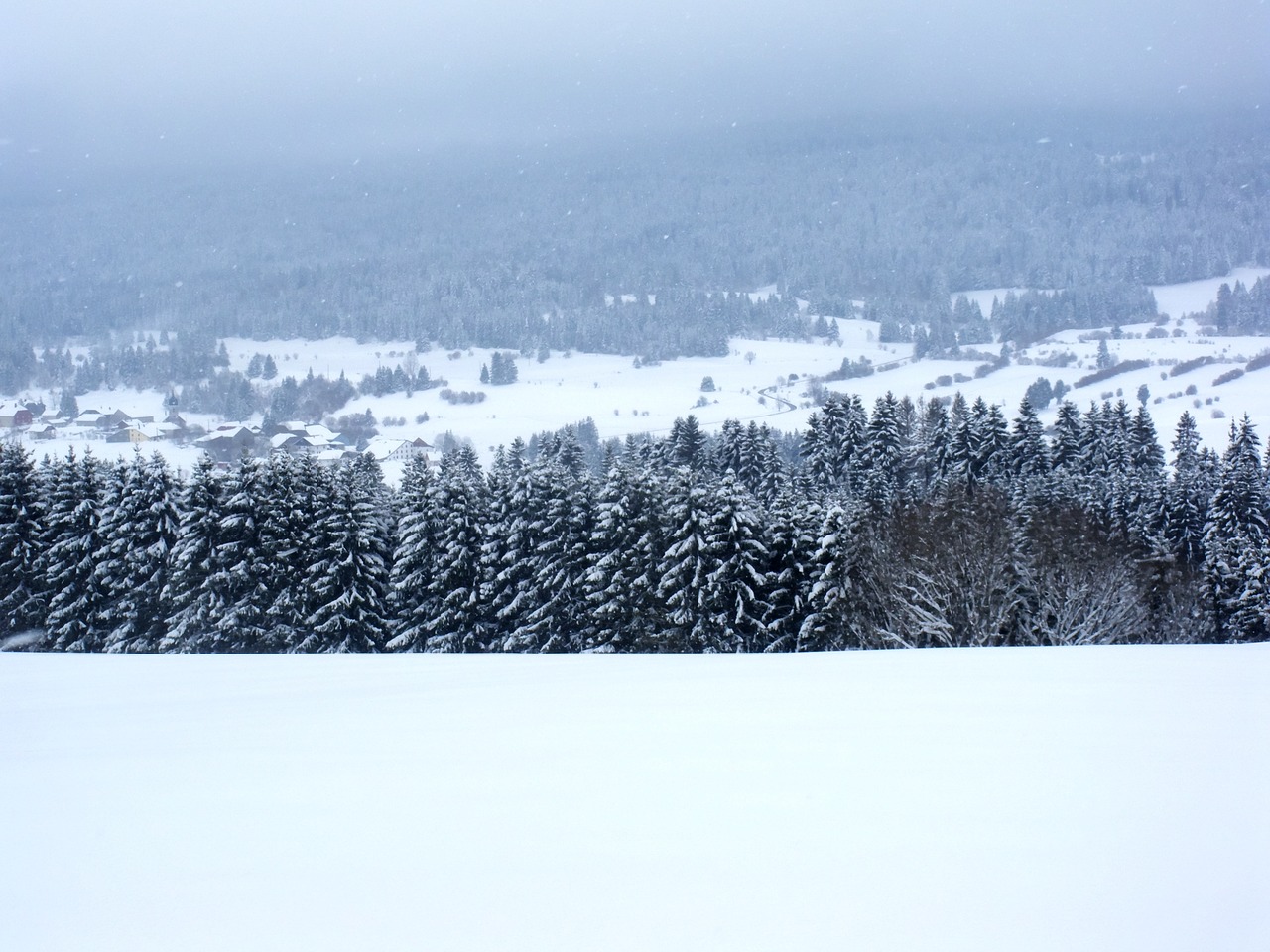 winter landscape nature free photo