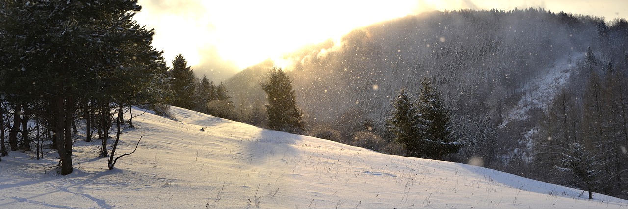 winter snow mountains free photo