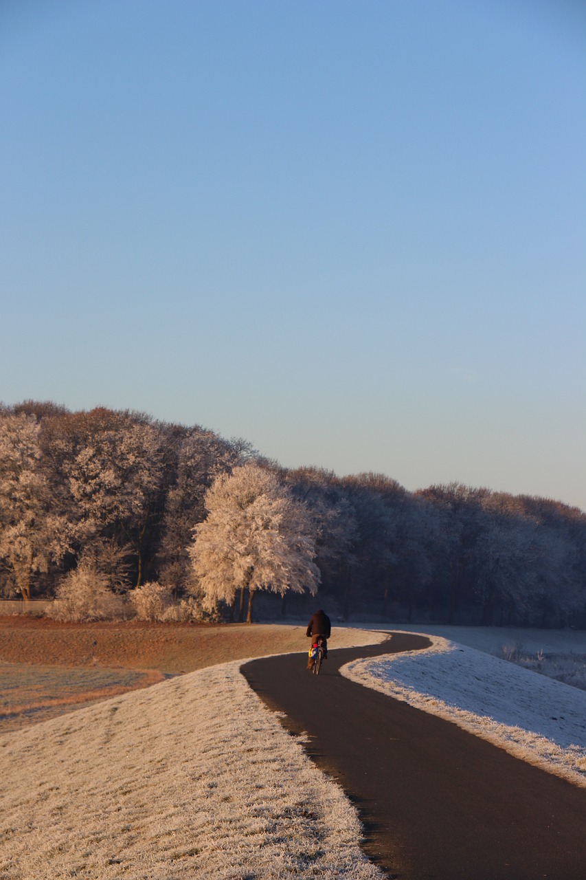 winter landscape away free photo