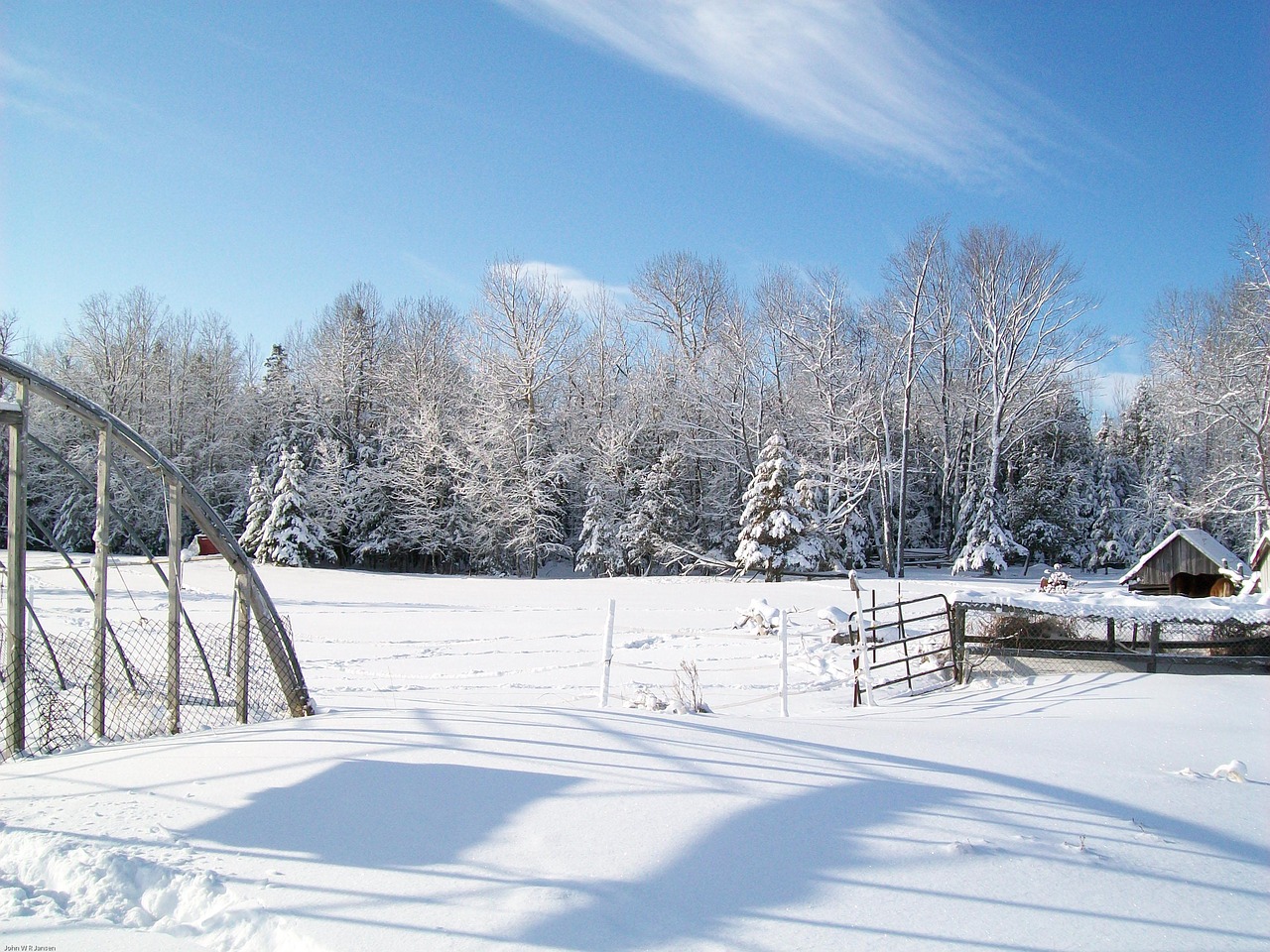 winter wonderland landscape free photo