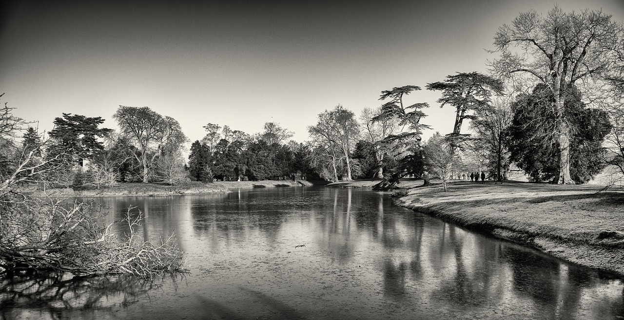 winter lake outdoor free photo