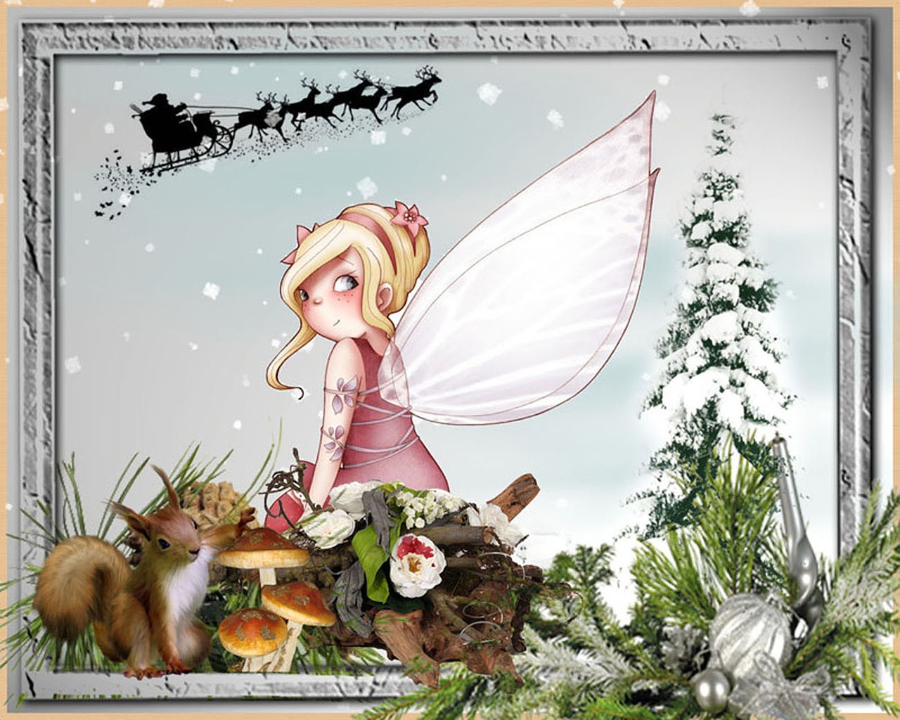 winter fairy tale fantasy free photo