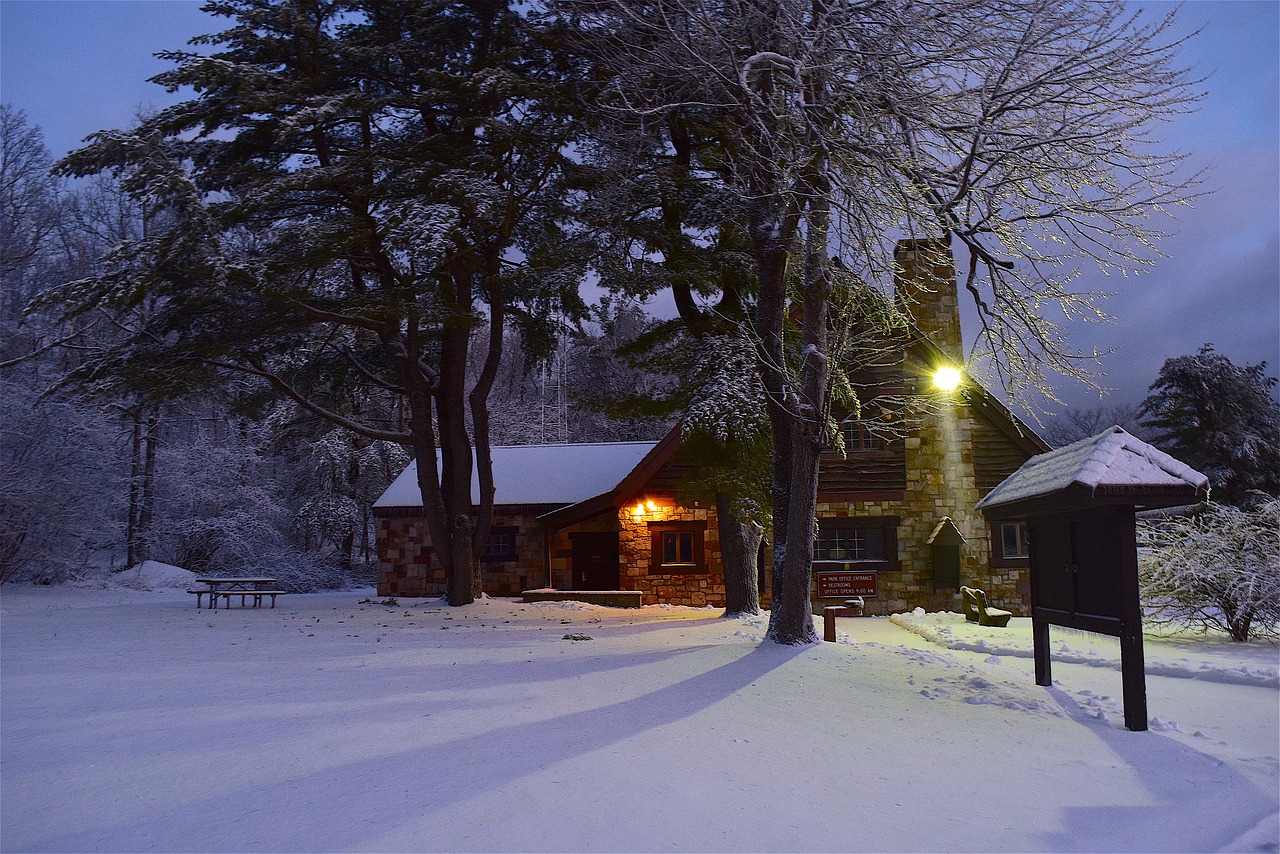 winter park stone building free photo