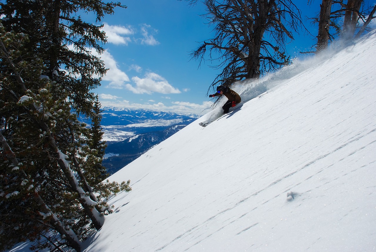 winter snow mountains free photo