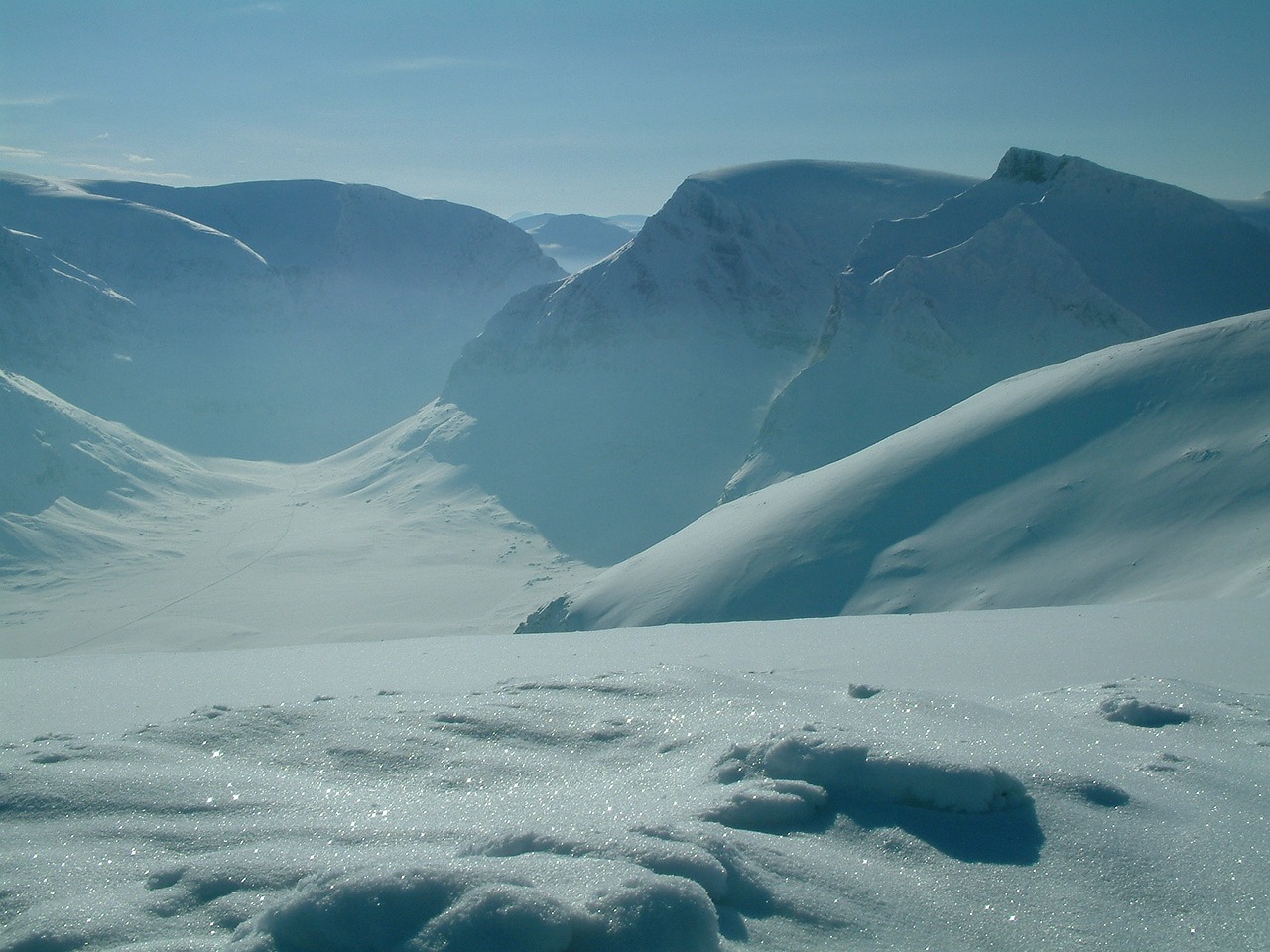 winter mountains snow free photo