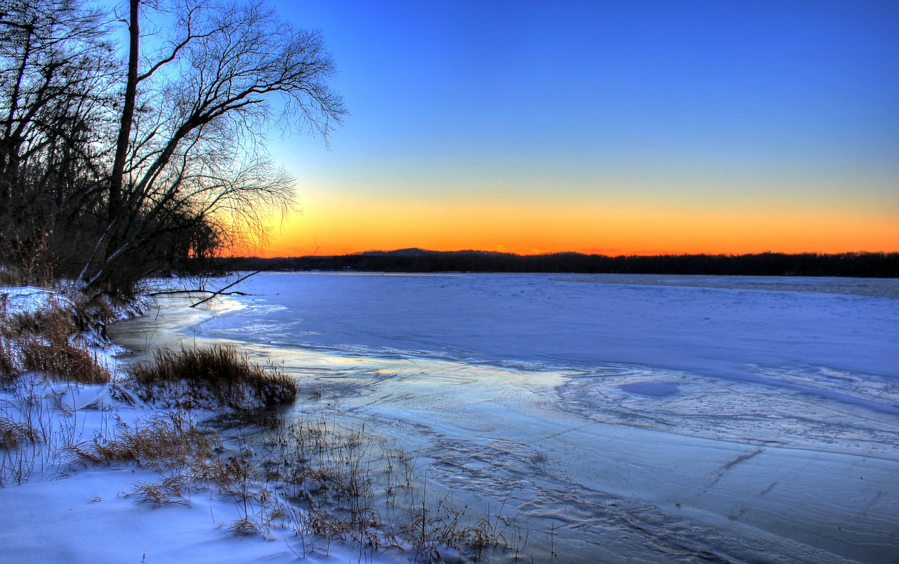 winter landscape scenic free photo