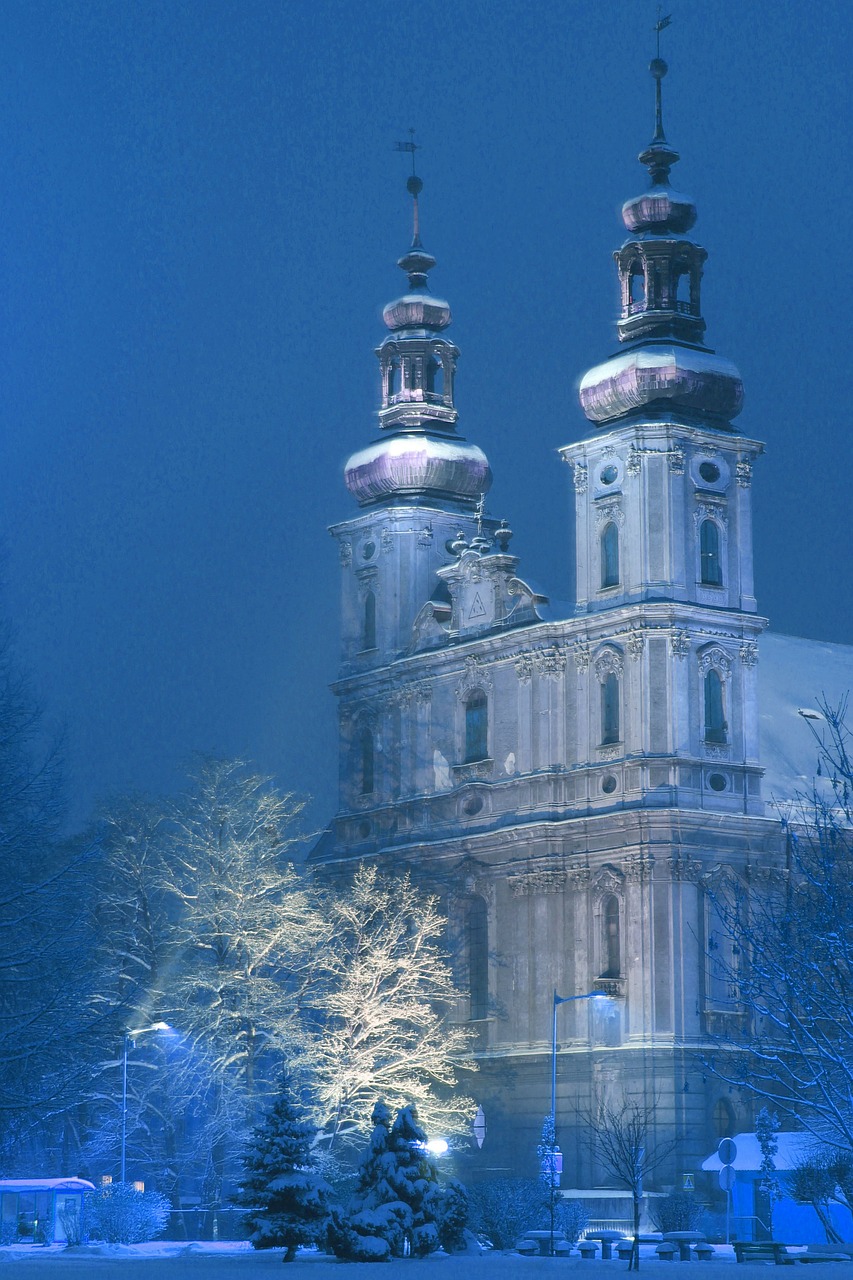 winter church nysa free photo