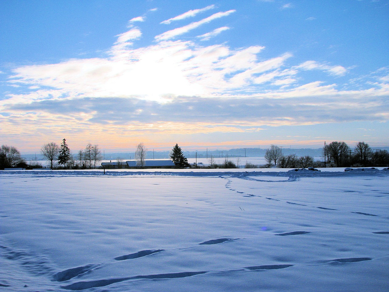 winter snow landscape free photo