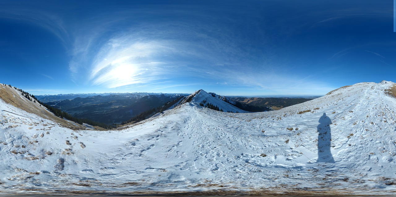 winter panorama mountains free photo