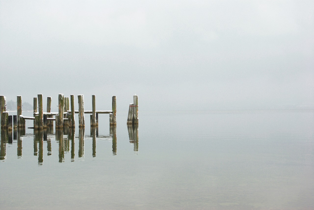 winter lake web free photo