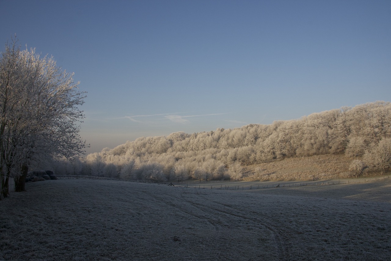 winter valkenburg snow free photo