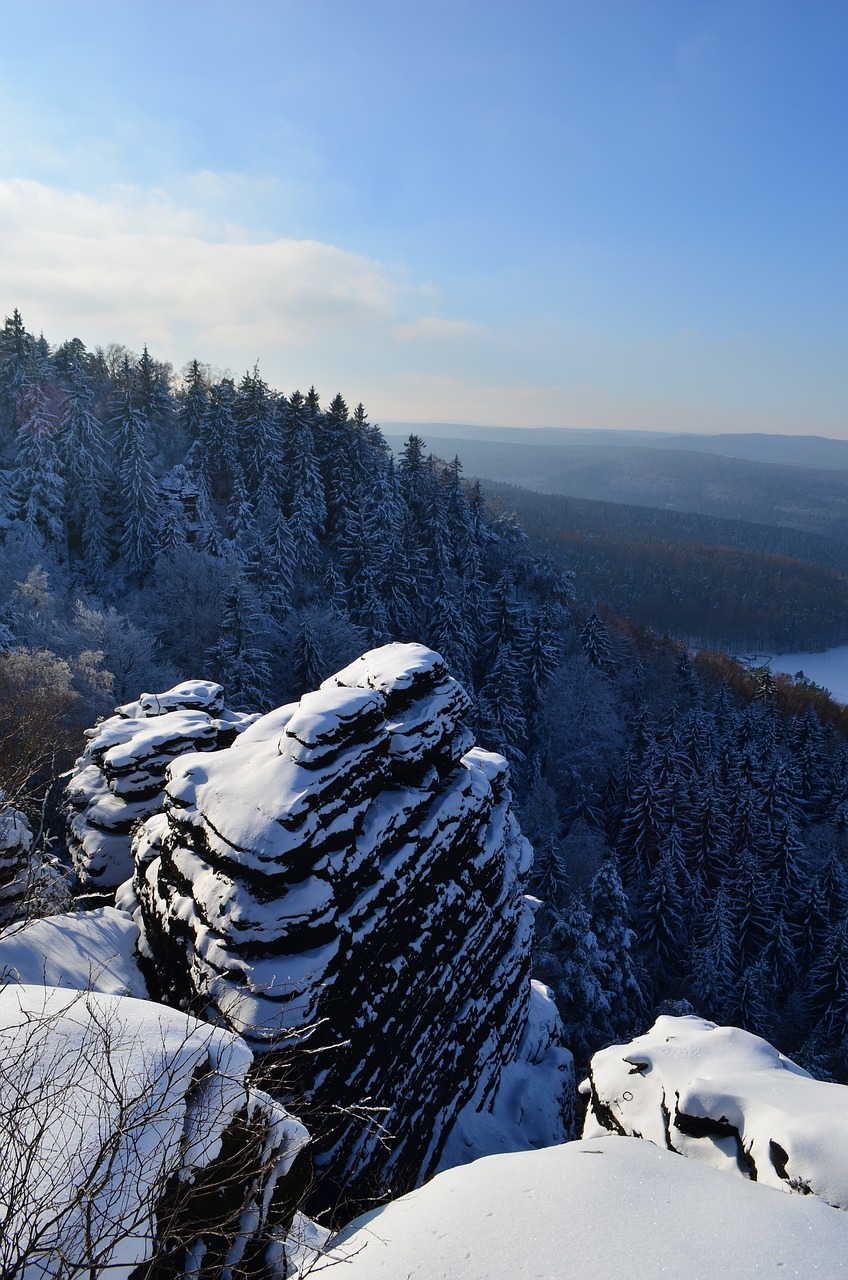 winter landscape snow free photo