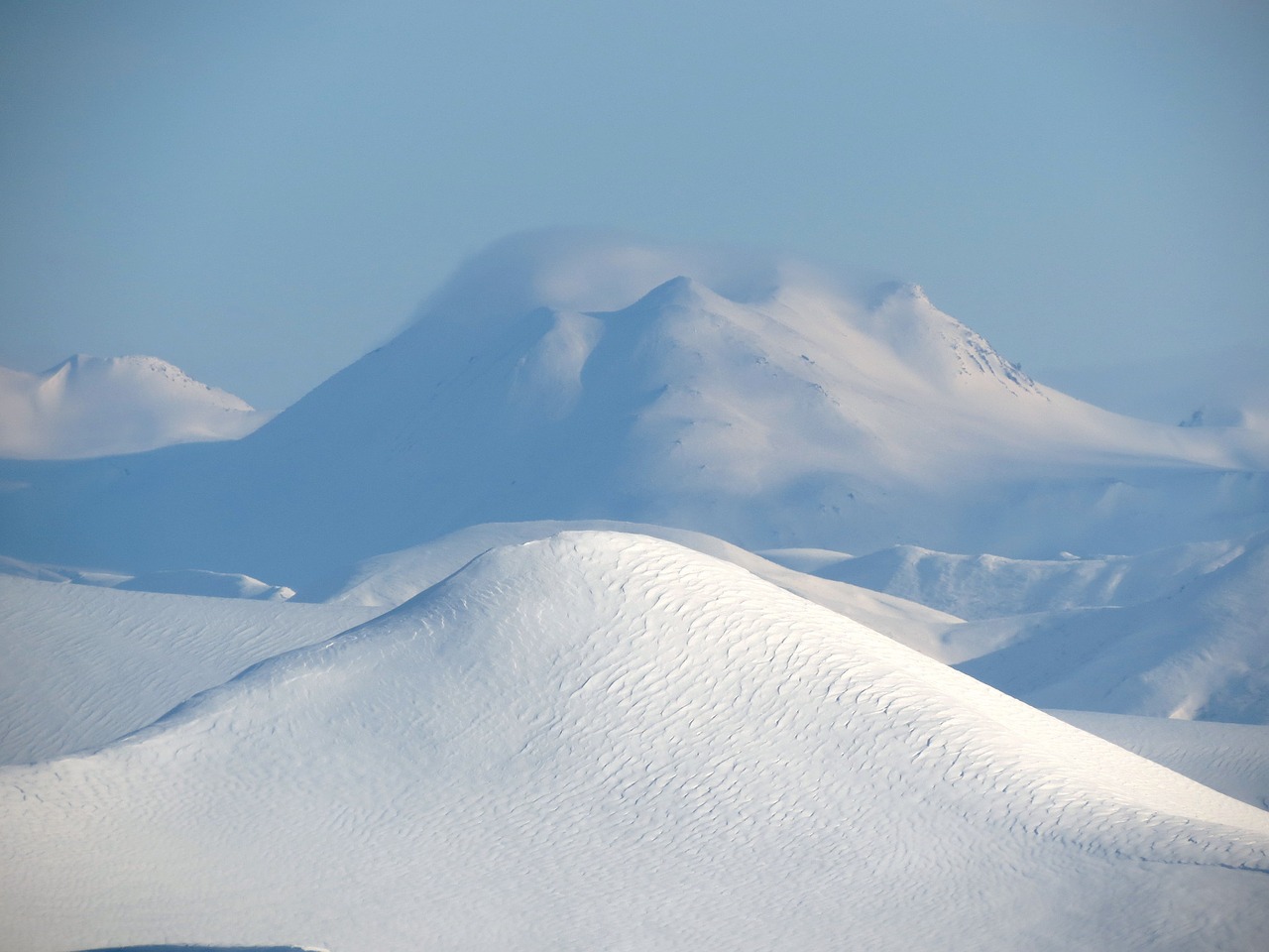 winter hill mountains free photo