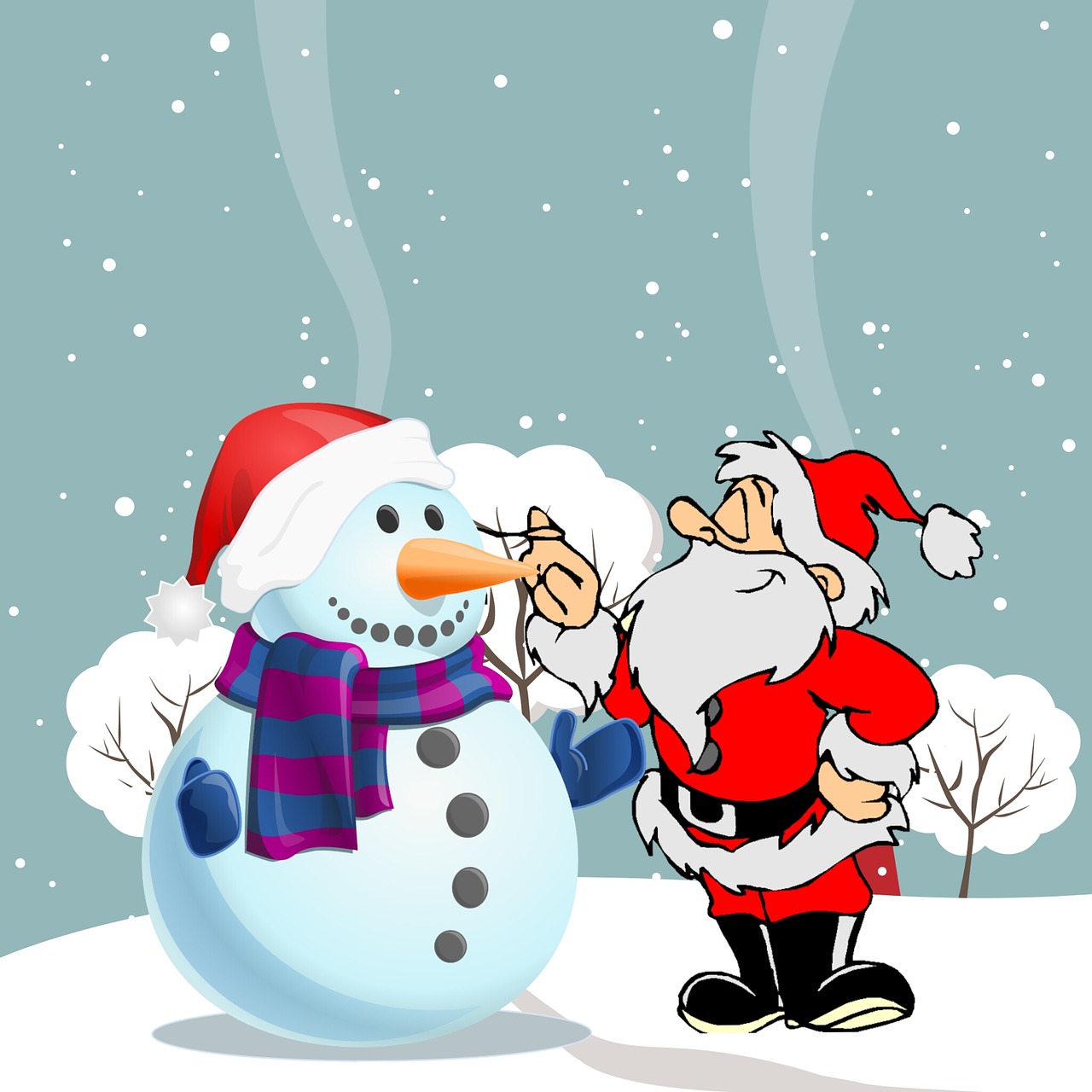 winter ice man merry christmas free photo