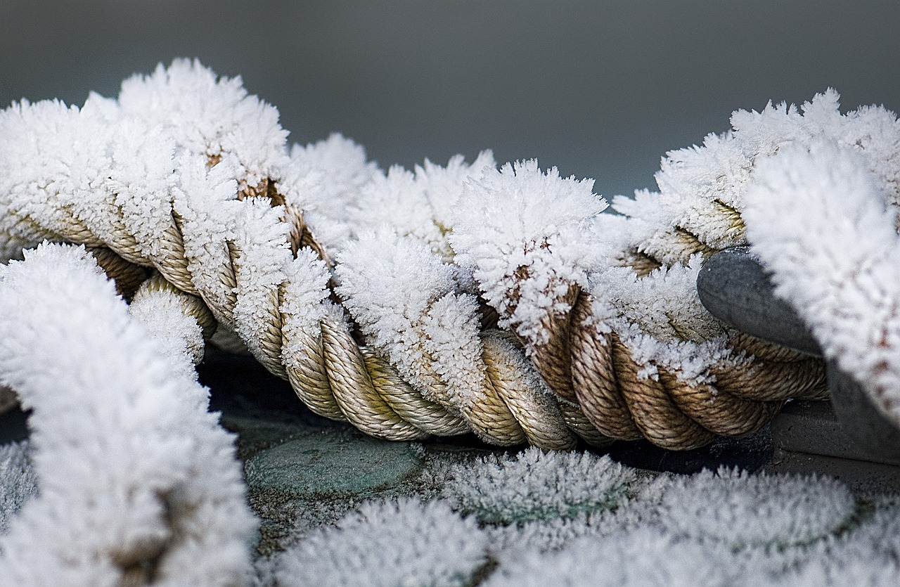 winter rope ice free photo