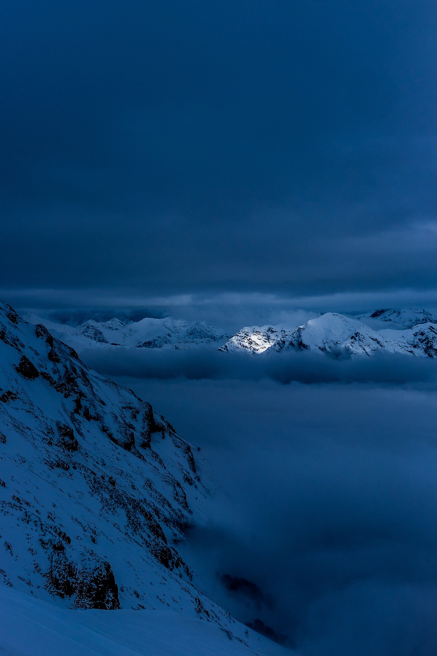 winter nature panoramic free photo