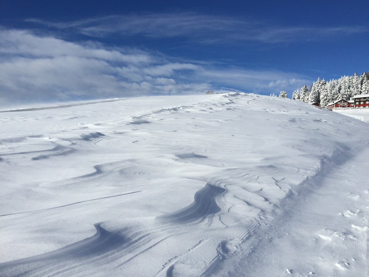 winter snow panoramic free photo