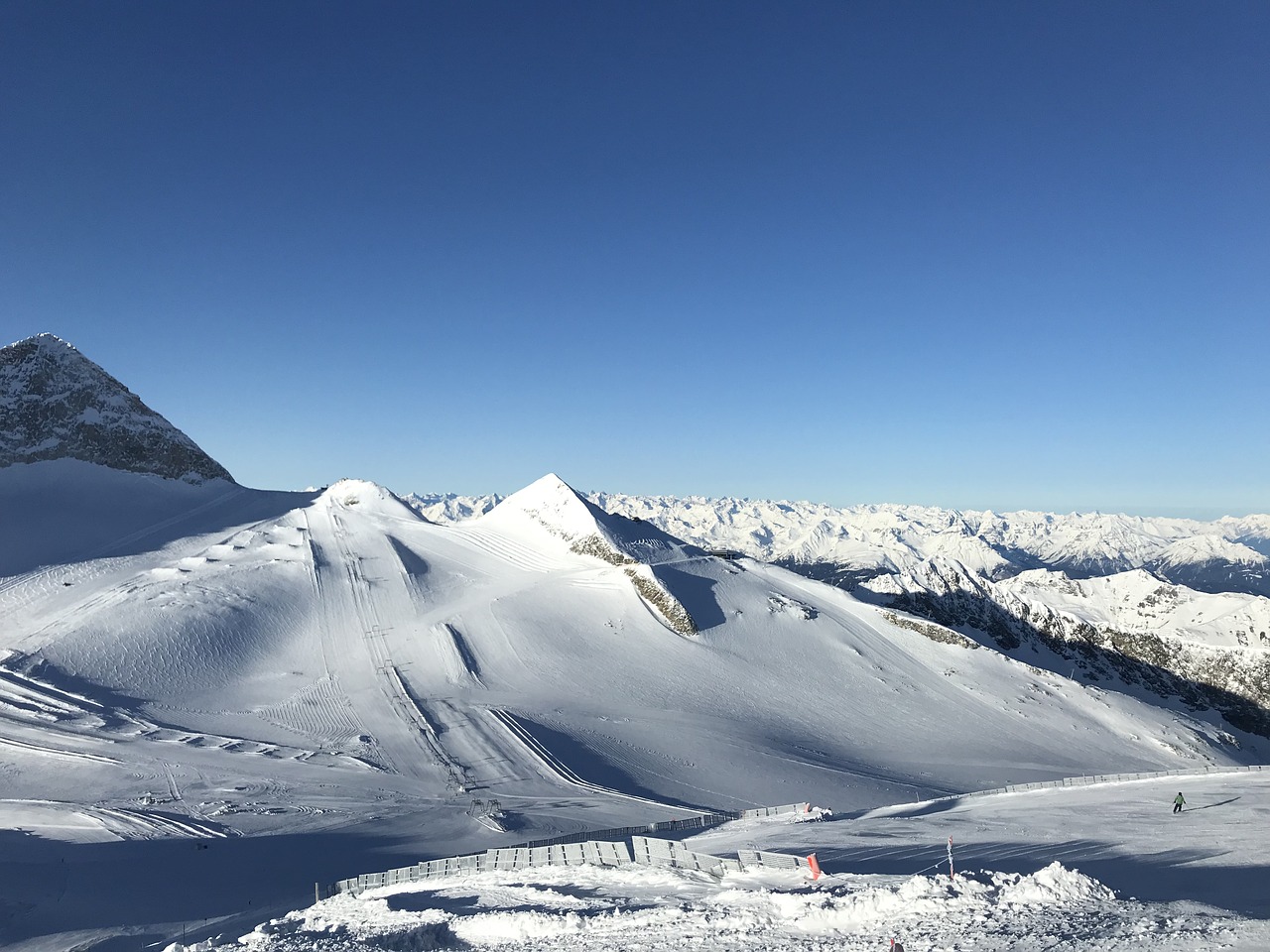 winter  ski area  panorama free photo