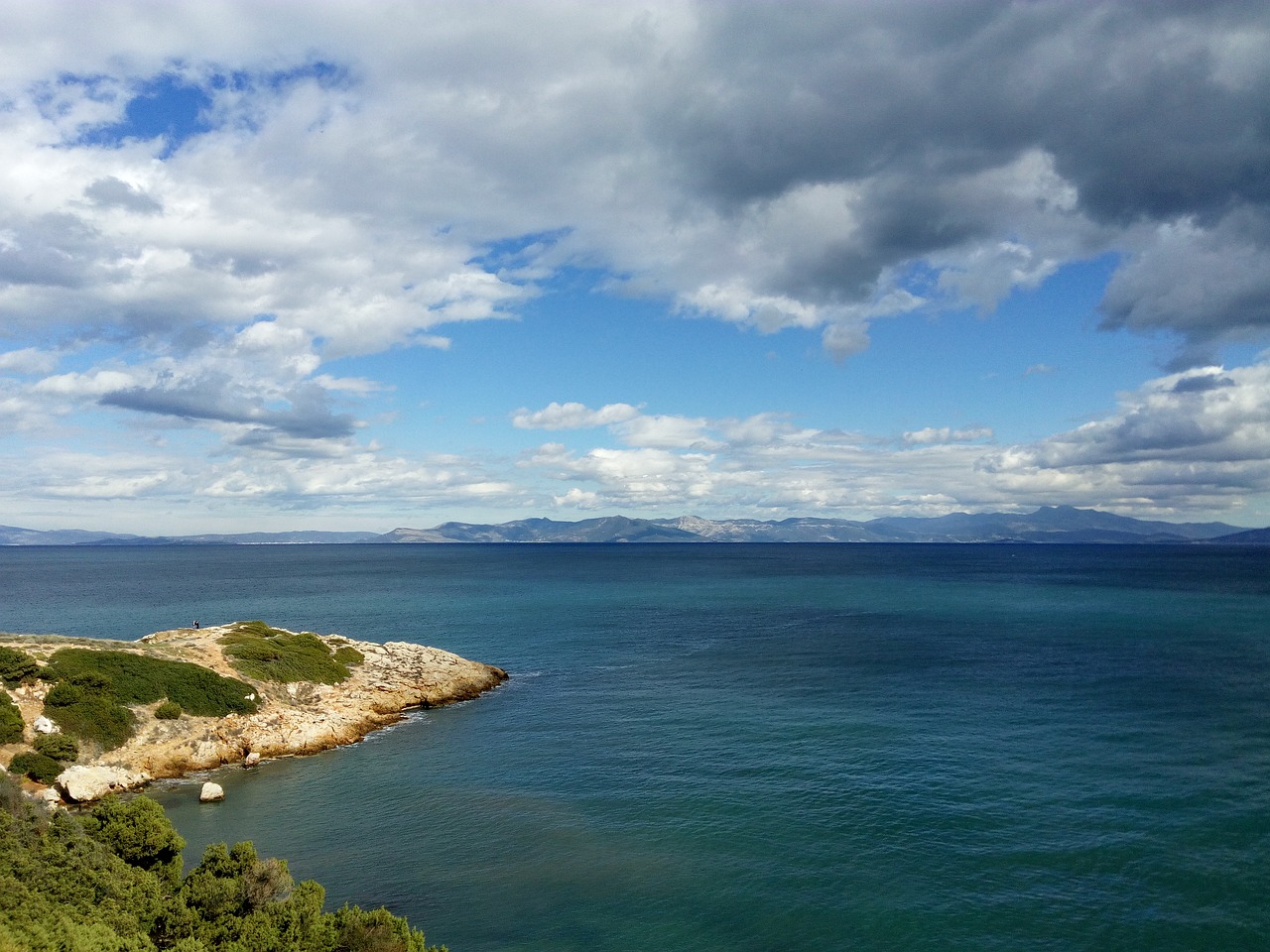 winter  sea  greece free photo