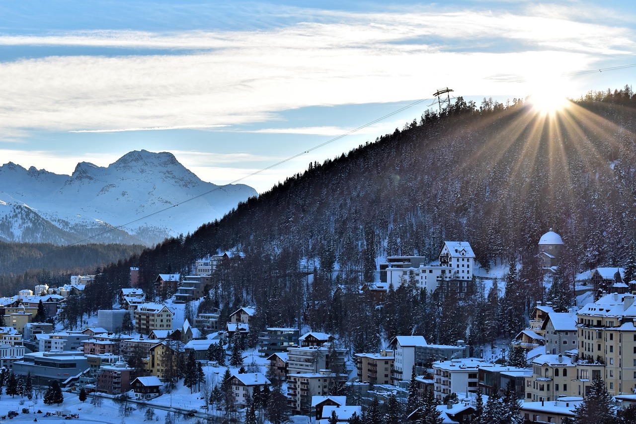 winter  mountains  ski area free photo