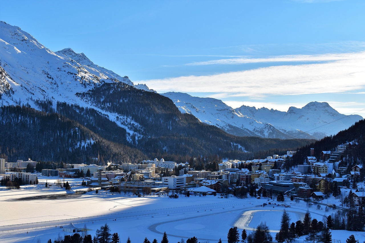 winter  mountains  ski area free photo