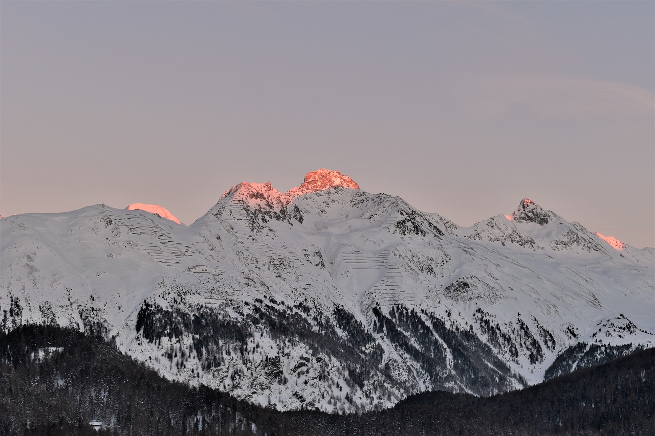 winter  mountains  ski area free photo