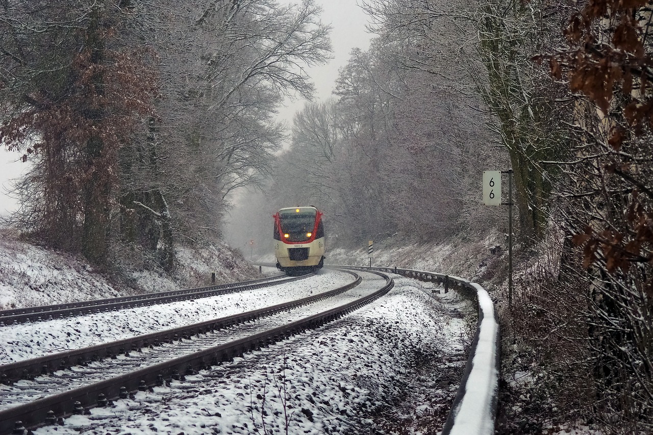 winter  snow  train free photo