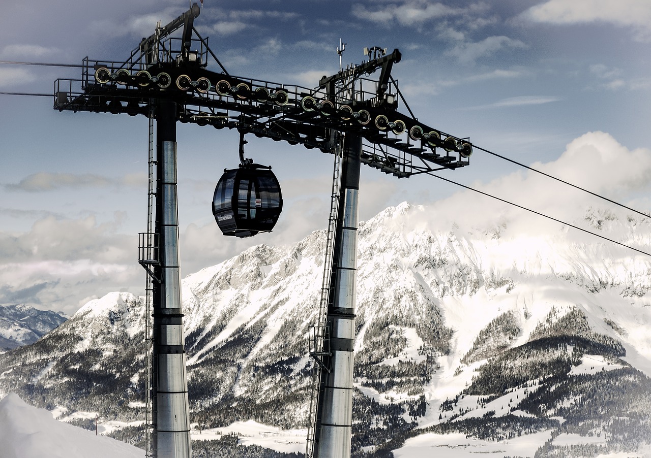 winter  lift  gondola free photo