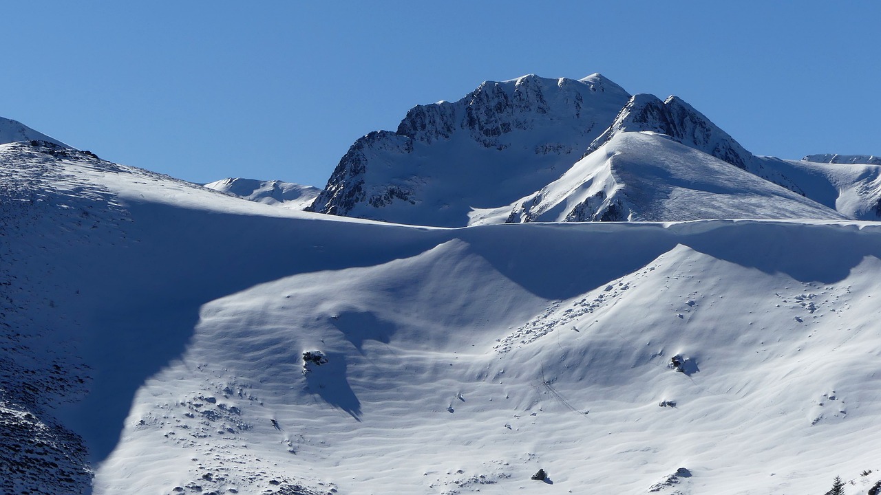 winter  landscape  mountain free photo